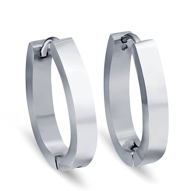 ZORCVENS Stainless Steel Perfectly Polished Earrings