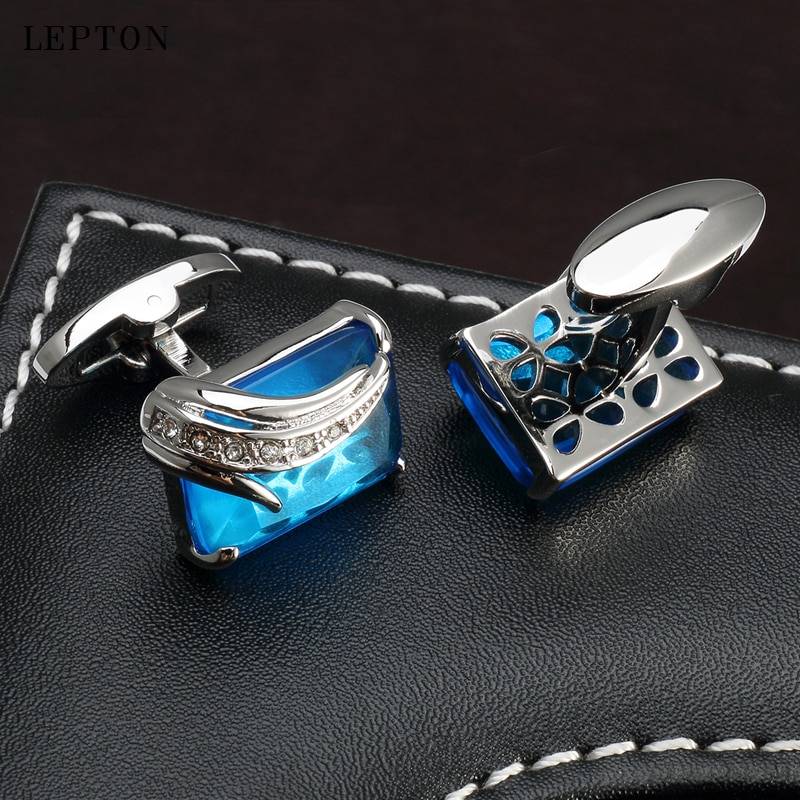 AUSTIN- Luxurious Square Crystal Cufflinks for Men
