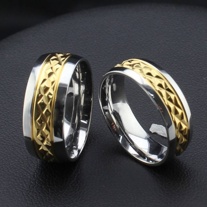 ADELE – Romantic Stainless Steel Couple Rings