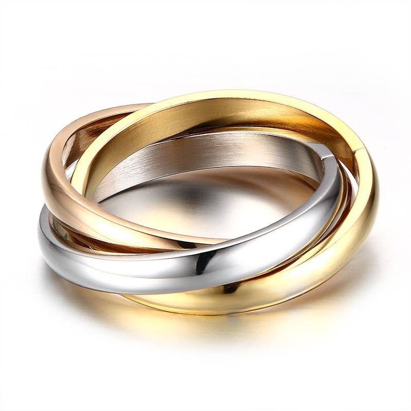 ELLENA – Women’s Stainless Steel Interlocked Ring