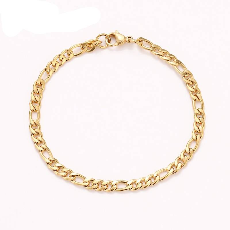 Stainless Steel Curb Chain Bracelet – ELOISE