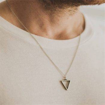 Stainless Steel Pendant Necklaces for Men Metal Color: Siver Length: 53 cm / 20.87 inch