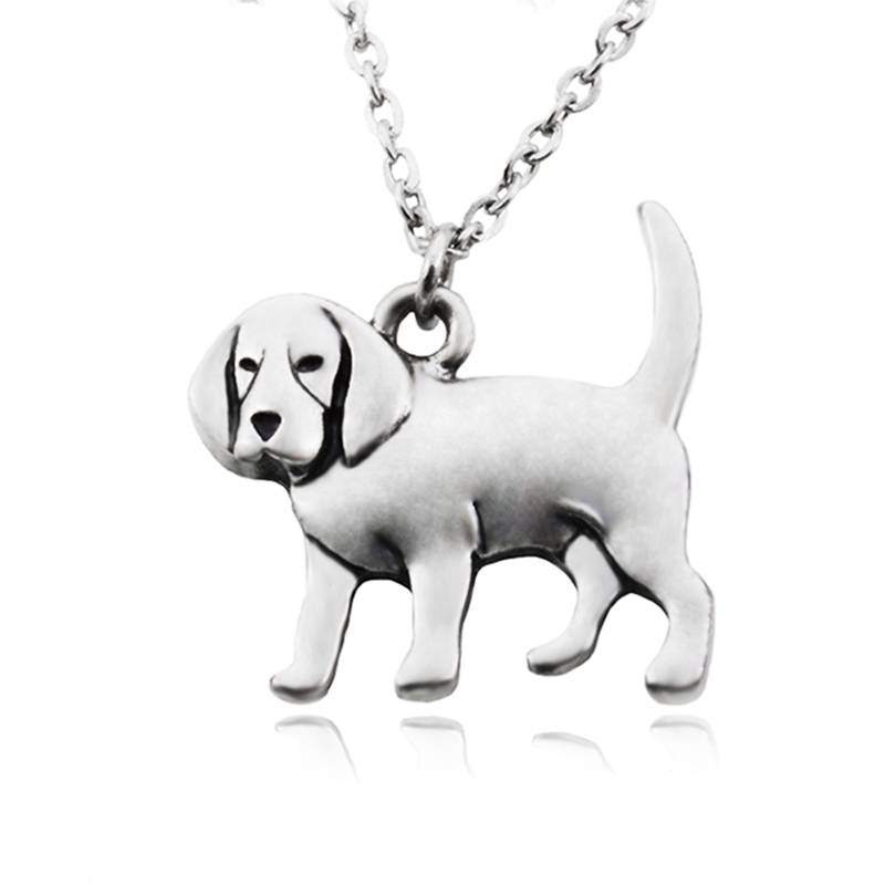Stainless Steel Beagle Dog Pendant Necklace – LUCY