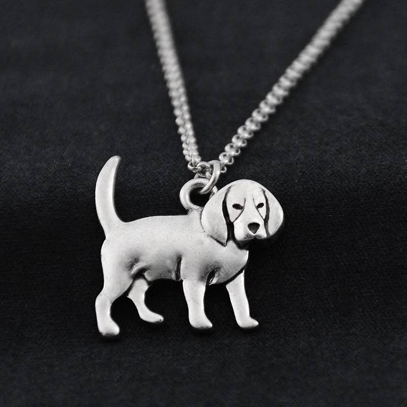 Stainless Steel Beagle Dog Pendant Necklace – LUCY