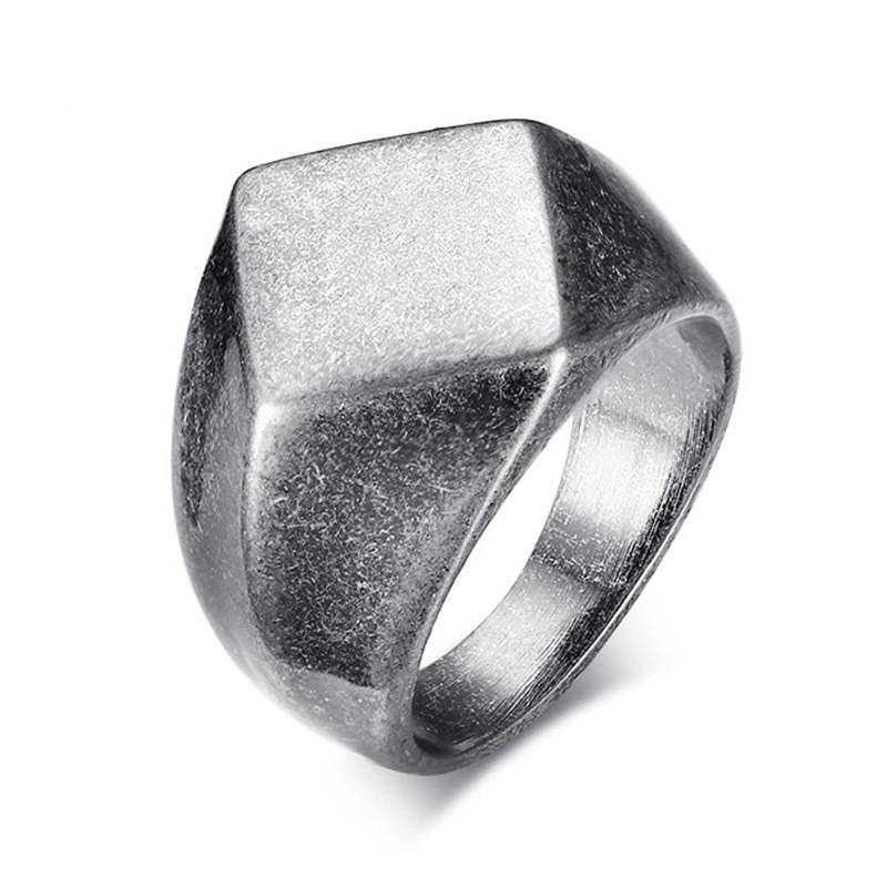 Stainless Steel Retro Thumb Ring for Men