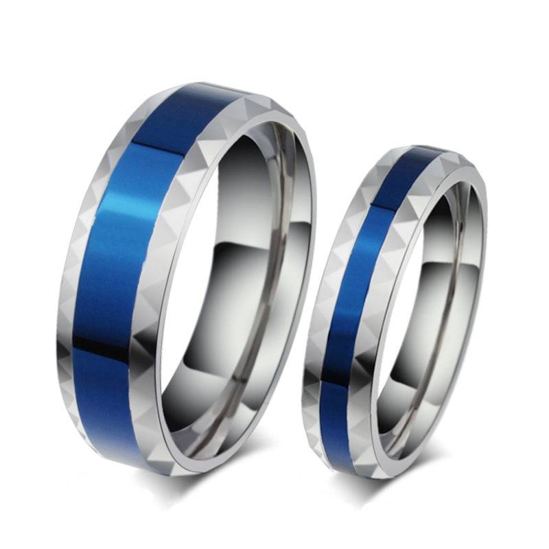 Enameled Stainless Steel Couple Rings