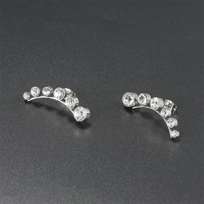 SCARLETT – Korean Style Crystal Stud Earrings