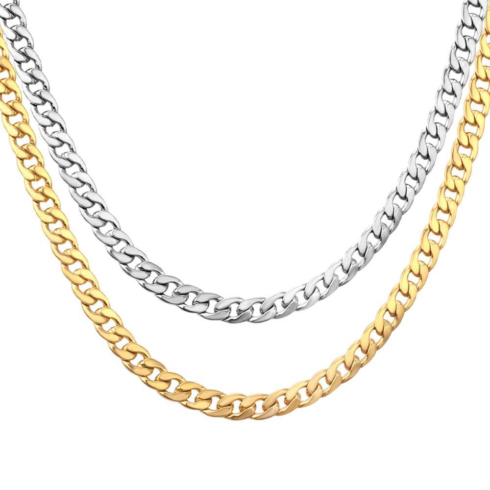 Unisex Stainless Steel Chain Necklace