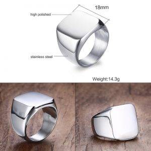 Vnox Retro Initials Signet Ring for Men 18mm Bulky Heavy Stamp Male Band Stainless Steel Letters Custom Jewelry Gift for Him Uncategorized 2ced06a52b7c24e002d45d: 10|11|12|7|8|9 